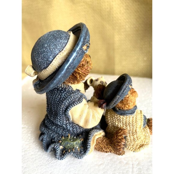 Boyd’s Bears Fine Cup of Tea mother and daughter figurine 2000 - Picture 5 of 7